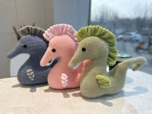 30 Cm Sea Horse Stuffed Toy For Interior Decor, Kids Playing