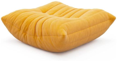 Beau Lounge Pouffe, Color : Yellow Buttercups
