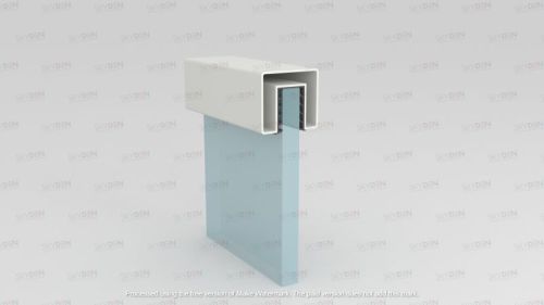 Polished Aluminium HR 02 Handrail For Interior, Stairs