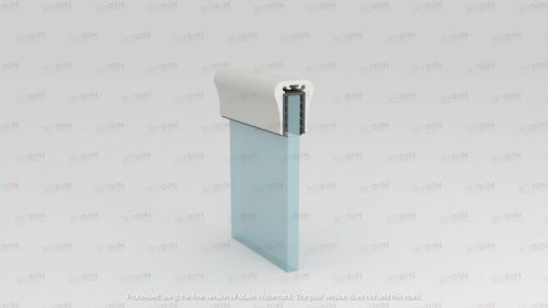 Polished Aluminium HR 08 Handrail For Interior, Stairs