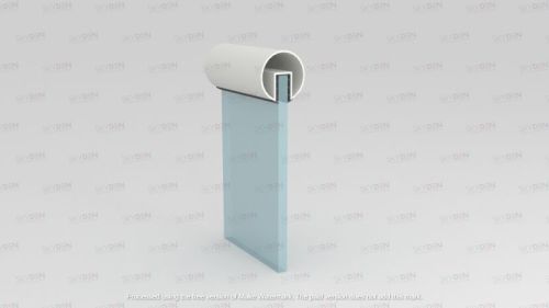 Polished Aluminium HR 11 Handrail For Interior, Stairs