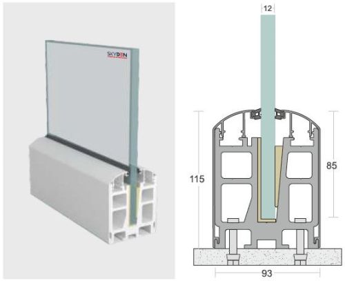 SD12 Bracket With Cover System, Length : 12ft, 16ft