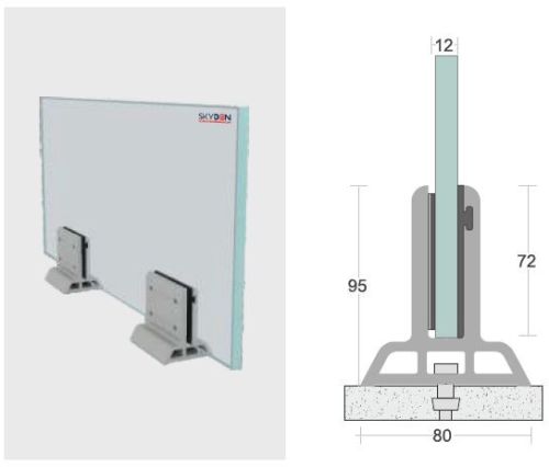 Power Coated Aluminium Alloy SD21 Bracket System, Speciality : High Tensile, High Quality