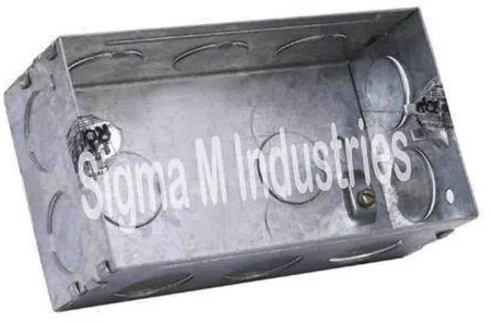 Galvanized Iron Concealed Modular Box for Electric Fitting