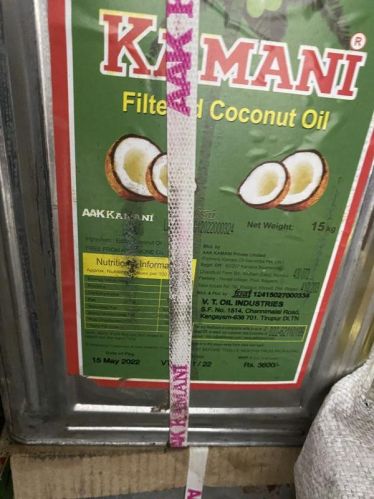 Kamani Coconut Oil, Packaging Size : 15 Kg, 15 Kg