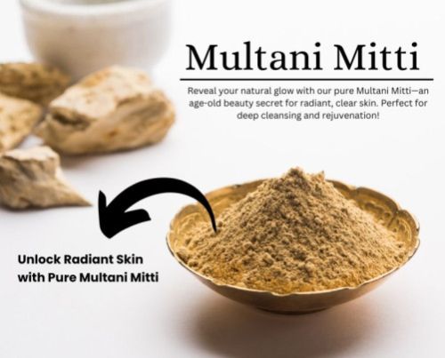 Earth Clay Multani Mitti Powder For Anti-acne Pimples, Skin Care, Skin Smoothening