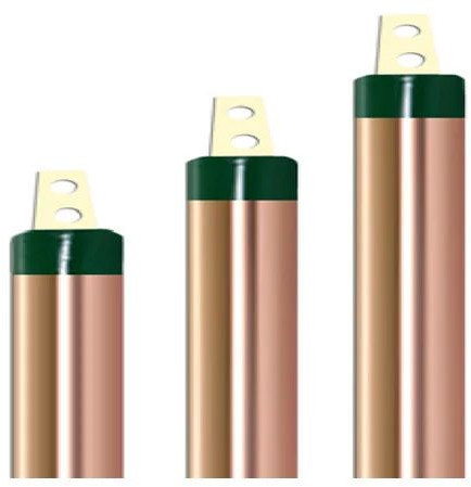 Polished Copper Earthing Electrode, Length : 3 Meter