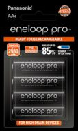 Panasonic Eneloop Pro High Capacity AA Ni-MH Pre-Charged Rechargeable Batteries