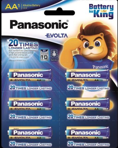 PANASONIC EVOLTA Premium Alkaline Batteries LR6 EGG