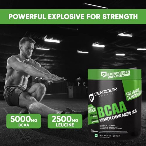 Denzour Bcaa Intra-workout Supplement, Packaging Type : Plastic Bottle
