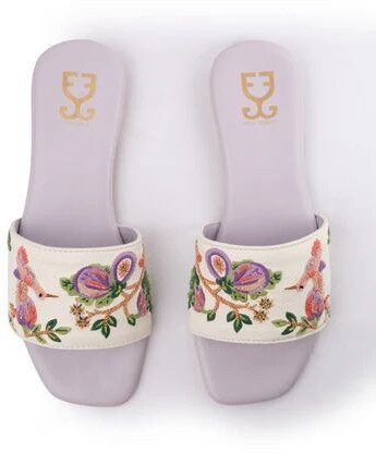 Fizzy Goblet Lavender Honey Sandals