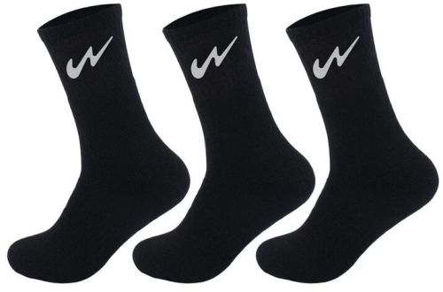 Campus Unisex Black Socks Pack Of 3