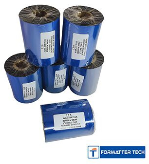 WAX 80 X 300 Meters Thermal Transfer Barcode Labels Ribbon Premium Wax For Printer TVS,TSC, Zebra, C