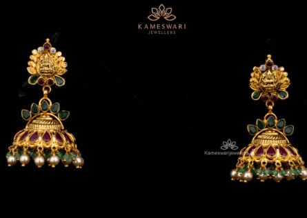 Gold Earrings 22KT, Metal Color : Yellow