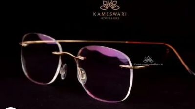 Gold Optical Glasses Frames