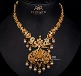 Pearl Drop Pachi Necklace