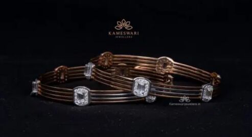 Sparkling Crystal Bangles