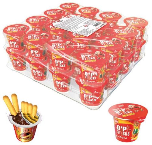 Dip Sticks Choco 32pcs Tray