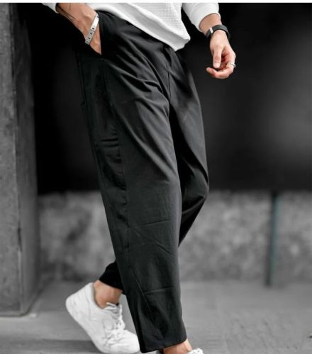 Carrot Fit Black Pant