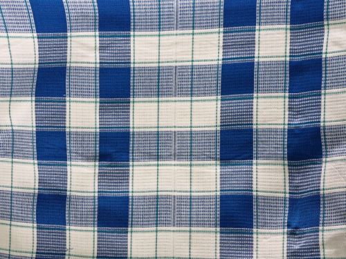 Recycled Waffle Checkered Fabric For Textile Industry