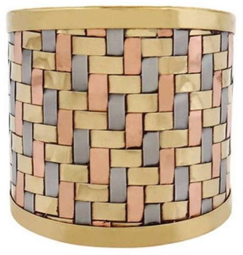 Checkered Design Cuff Bracelet