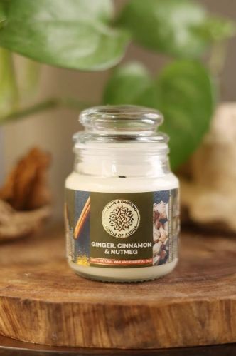 Ginger Cinnamon Nutmeg Natural Scented Candle