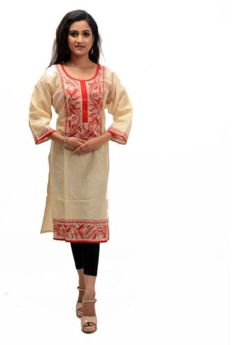 Fancy Kantha Stitch Cotton Kurti