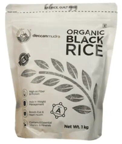 Deccan Mudra Organic Black Rice- 1kg