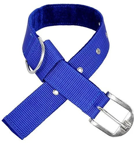 Polyester Dog Collar, Color : Black, Blue