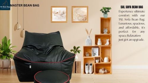 5xl Royal Sofa Bean Bag Black
