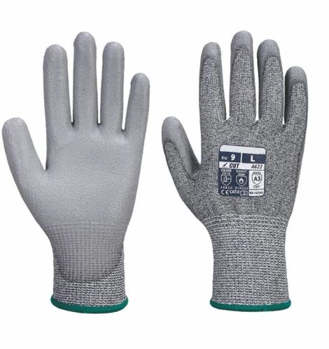 Gloves (cut Resistant), Color : Grey.