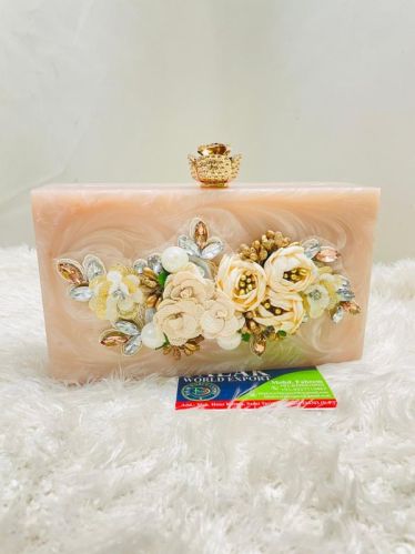 Handmade Resin Clutch Bag, Gender : Female