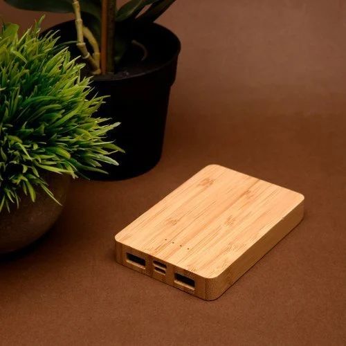 Bamboo Power Bank For Charging Phone
