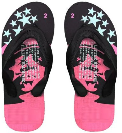 Printed Kids Rubber Slipper For Daily Wear