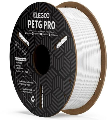 Elegoo Petg Pro Filament (white) For 3d Printing