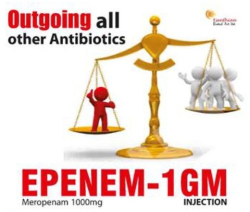 Epenem-1 Gm Injection, Form : Liquid