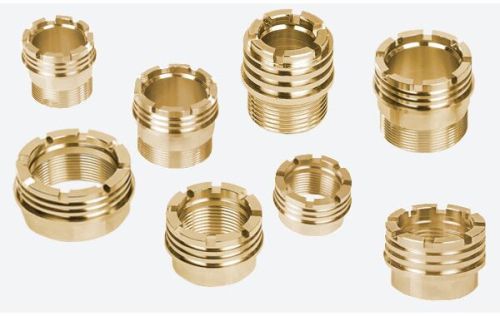 Polished Brass CPVC Fitting Inserts, Shape : Round