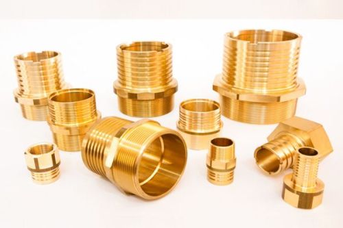 Polished Brass Pipe Inserts, Color : Golden Standard