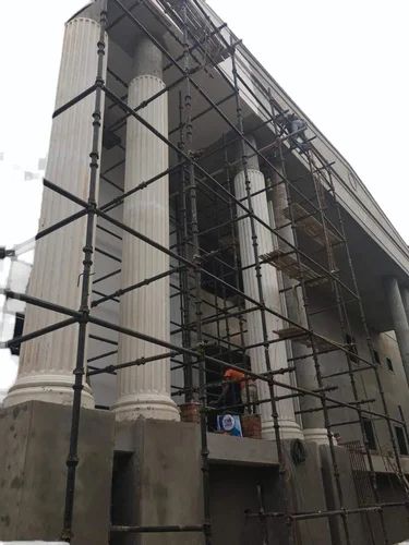 White 35mm Grc Round Column