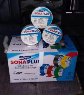 Printed Sona Plus PVC Tapes, Length : 6 Meters for General Purpose