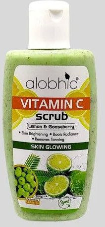 Alobhic Vitamin C Scrub, Packaging Type : Bottle
