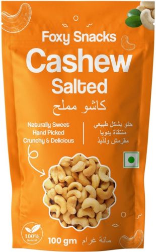 Salted Cashews, Color : White, Certification : FDA Certified