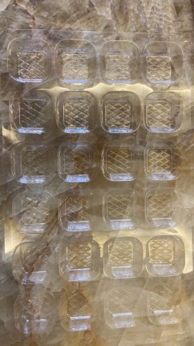 Plastic Plain Transparent Blister Tray for Packaging Use