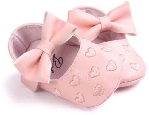Baby Girl Heart Pattern Summer Shoes, Packaging Type : Paper Box