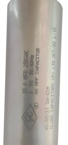 35 MFD 250 VAC Al Cane SH MPP Capacitor