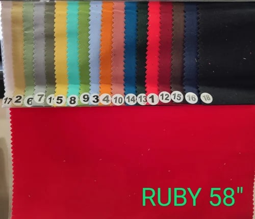 Plain Ruby Twill Fabric For Textile Industry