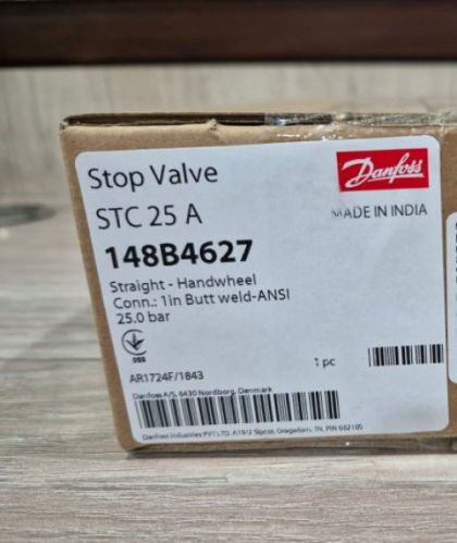 Danfoss 148B4627 Stop and Shutoff Valve