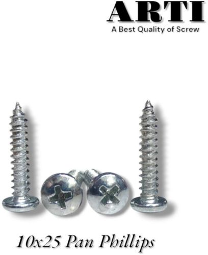 10x25 Pan Phillips Self Tapping Screw For Industrial