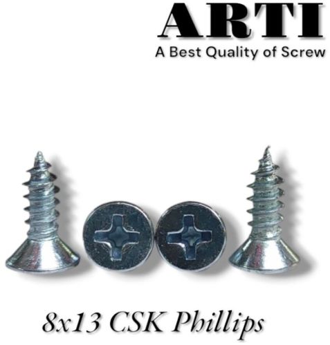 8x13 Csk Phillips Self Tapping Screw For Industrial