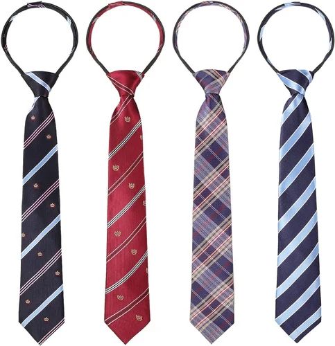 Check Cotton School Ties, Gender : Kids